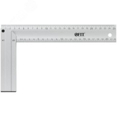 Угольник столярный литой алюмиевый Профи 250 мм