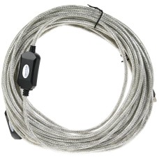 Кабель-адаптер/ Кабель-адаптер USB2.0-repeater, удлинительный активный <Am-->Af> 15м Aopen/Qust <ACU823-15M>