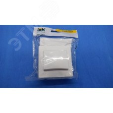 KVARTA Выключатель 1-клавишный 10А IP44 ВС10-1-0-КБ-44 белый GENERICA