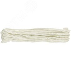 Веревка крученая капроновая 4 мм х 20 м, р/н= 180 кгс