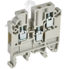 ARMAFIX Клемма винтовая CTS-MC 3 вывода 4мм2 серая IEK