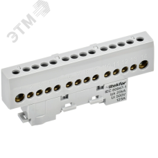 TEKFOR Шина L фаза изолированная на универсальном держателе 8х12-14-Ср IEK