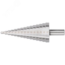 Сверло ступенчатое HSS (Р6М5) по металлу, 15 ступеней, 4-32 мм