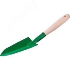 Совок посадочный 160x70 мм, деревянная ручка