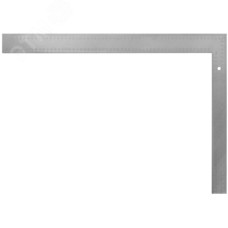 Угольник столярный цельно-металлический рифленая шкала 400X600 мм