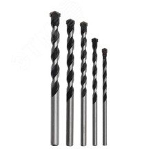 Набор сверл по бетону 4-5-6-8-10 мм, пластиковый кейс, REXANT