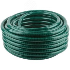 Шланг поливочный трехслойный армированный, зеленый 3/4''x1.5 ммx25 м