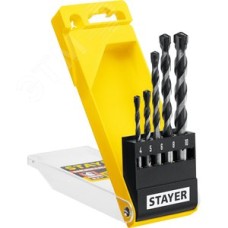 Сверло по бетону HERCULES 5 шт: d 4-5-6-8-10 мм