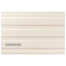 Внешние HDD и SSD/ Samsung External SSD T7 Shield, 2TB, Type C-to-C/A, USB 3.2 Gen2, R/W 1050/1000MB/s, IP65, 88x59x13mm, 98g, Beige (12 мес.)