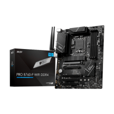Материнская плата/ MB MSI INTEL B760 s1700, 4xDDR4(128GB), HDMI 2.1/DP, 2xPCIe 4.0x16, 3xPCIe 3.0x16, 1xLAN (2.5GbE), Wi-Fi, BT, 4xSATA 6Gb/s, 2xM.2, 1xUSB-C, 2xUSB 3.2, 4xUSB 2.0, 1xPS/2, ATX