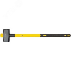 Кувалда кованая, фиброглассовая обратная усиленная ручка 900 мм, 6 кг