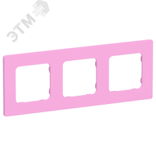FLITE CLASSIC Рамка 3-местная РУ-3-К-ФлПр пурпурный IEK