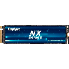 Твердотельный накопитель/ Kingspec SSD NX-1TB 2280, 1024GB, M.2(22x80mm), NVMe, PCIe 3.0 x4, 3D TLC, R/W 3400/3100MB/s, IOPs 380 000/320 000, TBW 1000, DWPD 0.89 (3 года)