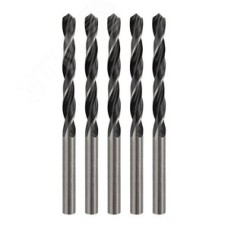 Сверло по металлу 8.0х117х75 мм HSS (упак - 5 шт.) DIN 338