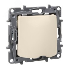 Вывод кабеля с зажимом для кабеля слоновая кость ETIKA