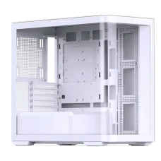 Корпус без блока питания/ Case JONSBO D300, Mini-Tower, TG, no fan, 2xUSB-A 3.2 + 1xUSB-C 3.2, mATX, mITX White