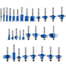 Набор профильных фрез по дереву 30шт