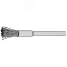 Щетка кистевая, нержавеющая сталь, на шпильке, d 5,0х3,2мм, L 42мм, 1шт