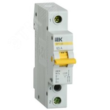 Выключатель-разъединитель трехпозиционный ВРТ-63  1P 63А IEK