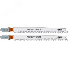 Полотна по дереву, HCS, шлифованные под свободным углом зубья, 116/91 мм, переменный шаг (T234X), 2 шт