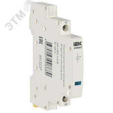 Лампа индикаторная одинарная LED 12-48В AC/DC голубая