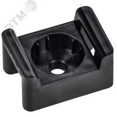 Площадка монтажная 16х23 черная под пистолет (100шт/упак)