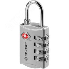 Замок TSA багажный, кодовый, 4 диска, Профессионал