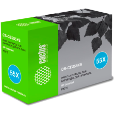 -/ Картридж лазерный Cactus CS-CE255XS CE255X черный (12500стр.) для HP LJ P3015