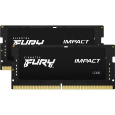 Память оперативная/ Kingston 16GB 4800MT/s DDR5 CL38 SODIMM (Kit of 2) FURY Impact PnP
