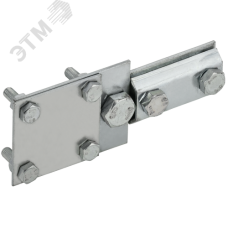 Зажим соединительный контрольный пруток 6-8 мм-полоса 30 мм оцинкованная сталь