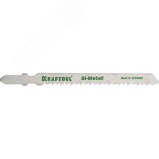 Полотна , T127DF, для эл/лобзика, Bi-Metall, по мягкому металлу (3-15мм), EU-хвост., шаг 3мм, 75мм, 2шт