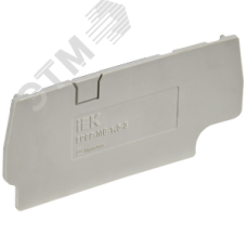 Заглушка для CP-MC 3 вывода 1,5мм2 серая IEK