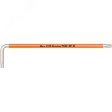 Ключ Г-образный с функцией фиксации крепежа 3967 SXL HF TORX Multicolour удлиненный нержавеющая сталь TX 30X195 мм