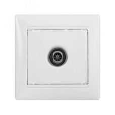 Розетка TV звезда белый VALENA DIY