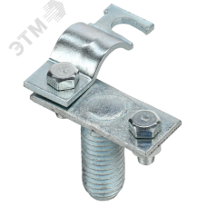 Держатель проводника круглый 8-10 мм на изоляционную штангу оцинкованная сталь