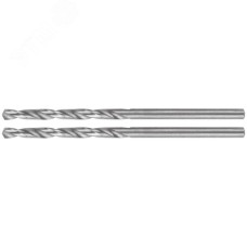 Сверла по металлу HSS шлифованные в блистере, угол заточки 135град, 2,5X57 мм