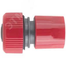 Соединитель пластиковый 3/4'', автостоп