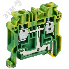 ARMAFIX Колодка клеммная CY6 PE винтовая 6мм2 проходная заземляющая Ex IEK