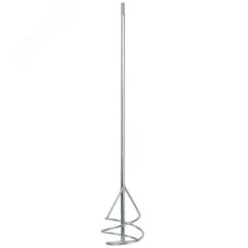 Миксер для строительных смесей оцинкованный Профи, хвостовик SDS-PLUS 100х600 мм