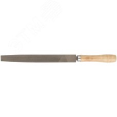 Напильник, деревянная ручка, плоский 200 мм