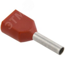 Наконечник-гильза НГИ2 0.75-8 темно-красный (20шт)