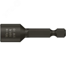 Головка торцевая 869/4 без магнита хвостовик 1/4 E 6.3 10X50 мм
