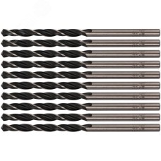 Сверла по металлу HSS черненые 3.5x70 мм (10 шт)