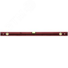 Уровень ''Оптима'', 3 глазка, красный корпус, фрезерованная рабочая грань, шкала 800 мм