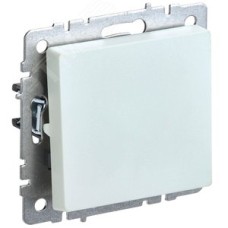 BRITE Выключатель одноклавишный 10А ВС10-1-0-БрЖ жемчуг