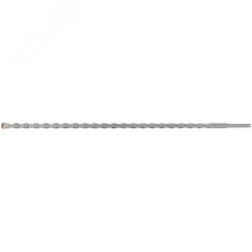 Бур по бетону SDS PLUS, Профи, W-образная вставка, двойная спираль, 16 х 600 мм