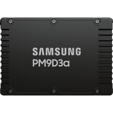 Твердотельный накопитель/ Samsung SSD PM9D3a, 1920GB, U.2(2.5" 15mm), NVMe, PCIe 5.0x4, 3D TLC, R/W 12000/3500MB/s, IOPs 1 700 000/150 000, TBW 3504, DWPD 1 (12 мес.)