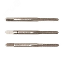 Набор метчиков ручных HSS DIN 352, 3 предмета, N 1,N 2, N 3, M3 x 0,5