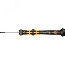 Отвёртка крестовая антистатическая для прецизионных работ 1550 PH ESD Kraftform Micro PH 0X40 мм