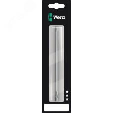 Бита под внутренний шестигранник 840/4 Z Hex-Plus SB вязкая твёрдость хвостовик шестигранный 1/4 E 6.3 4X152 мм с держателем-еврослот для подвеса